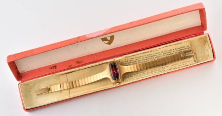 TIME CAPSULE: RARE! CHAIKA gold plated wrist watch for ladies – new old stock(NOS)!