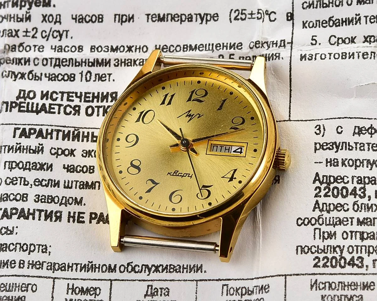 TIME CAPSULE: Belorusian watch Luch with quartz movement – New Old Stock (NOS)!