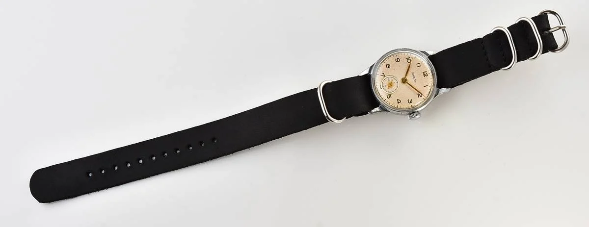 Soviet Pobeda "34-K" in uncommon hermetic case - the actual first watch in space!