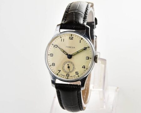 Excellent vintage soviet mechanical POBEDA watch, 2MChZ from 2nd quarter 1958!