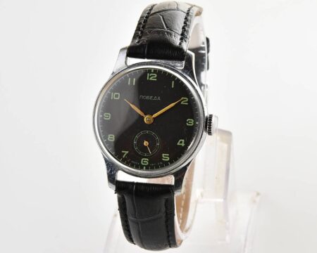 Excellent vintage soviet mechanical POBEDA watch, 2MChZ from 4th quarter 1954!