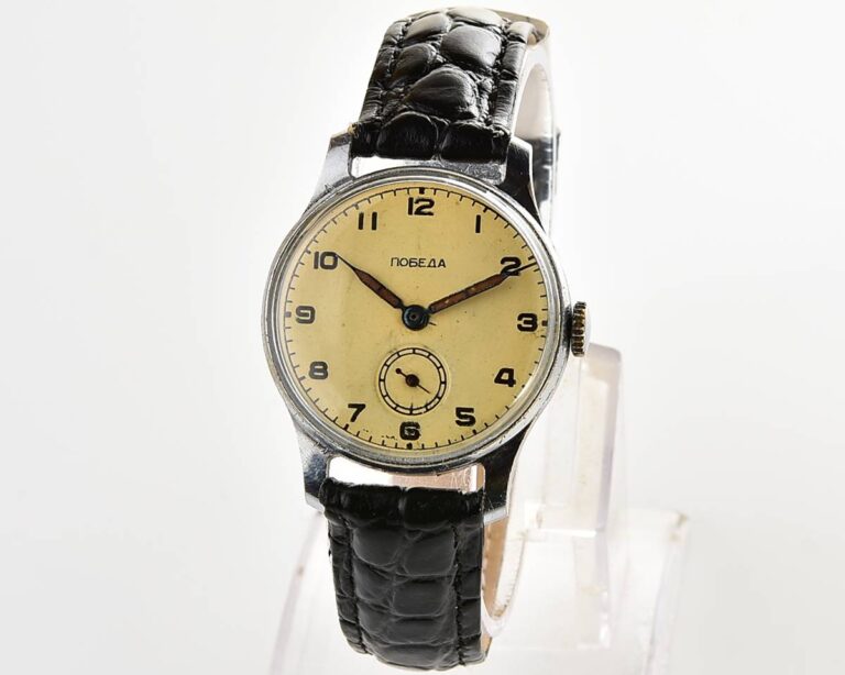 Vintage soviet mechanical POBEDA watch, 2MChZ from 1st quarter 1958!
