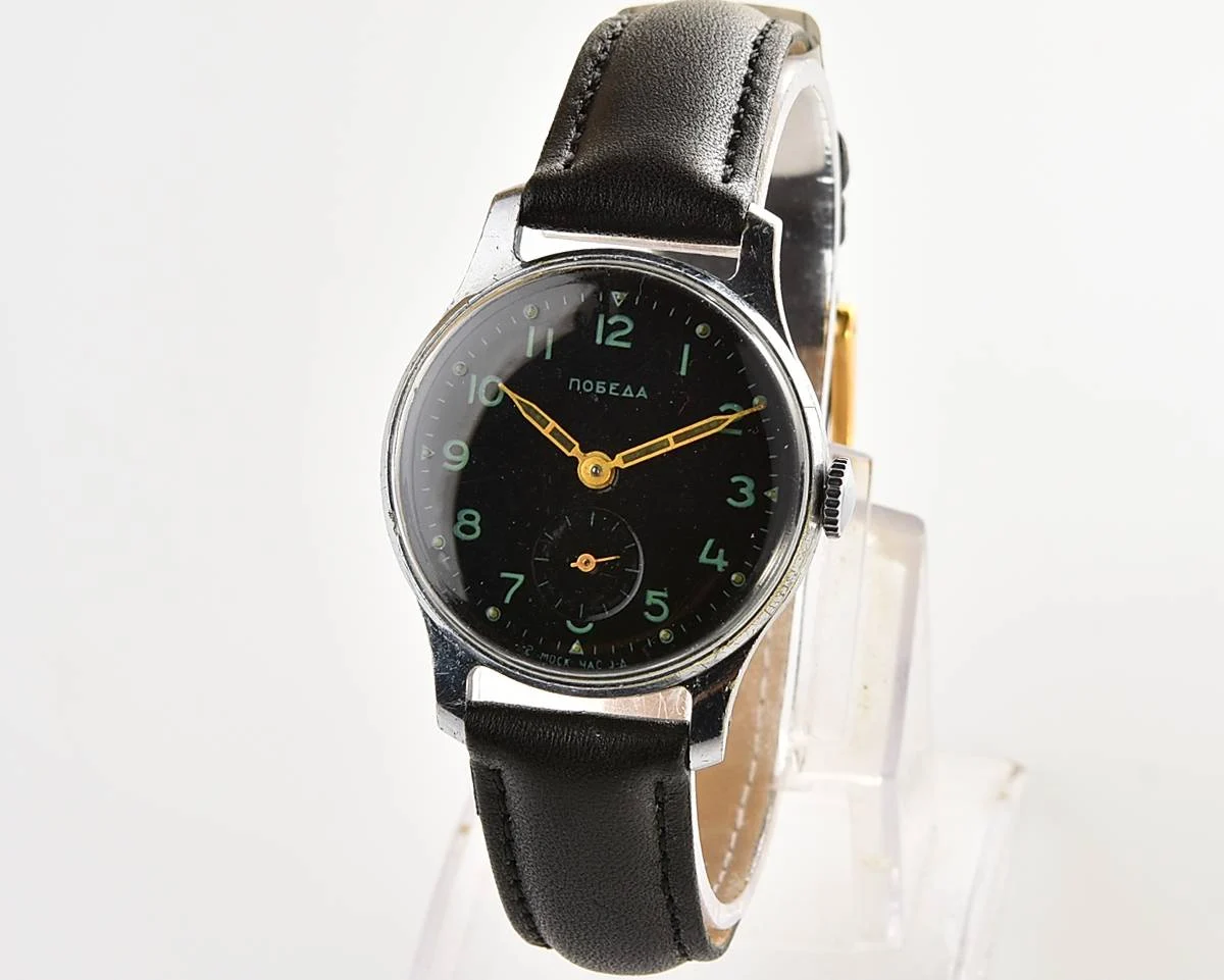 Excellent vintage Soviet mechanical Pobeda watch, 2MChZ from 2nd quarter 1957!