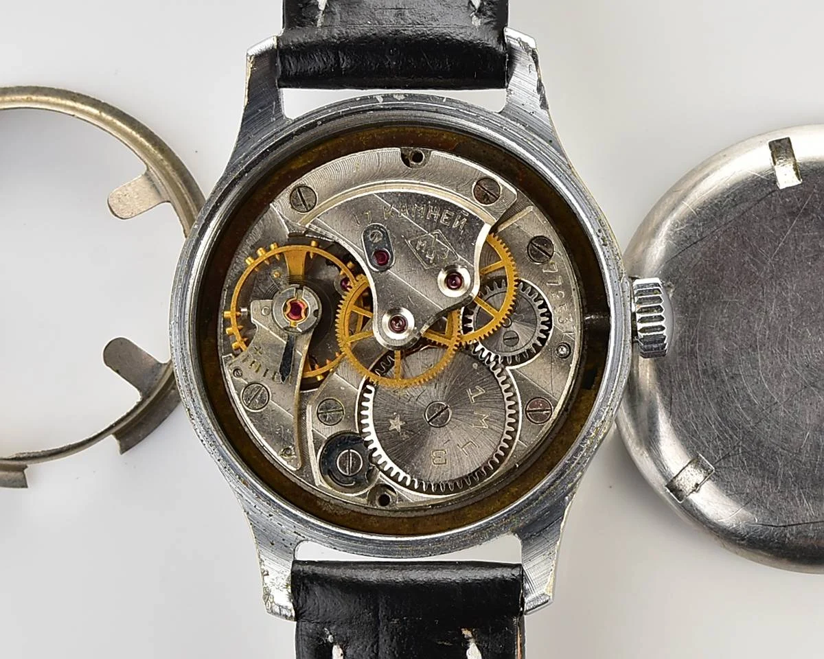 Vintage Soviet Sportivnie mechanical watch with dial Pobeda