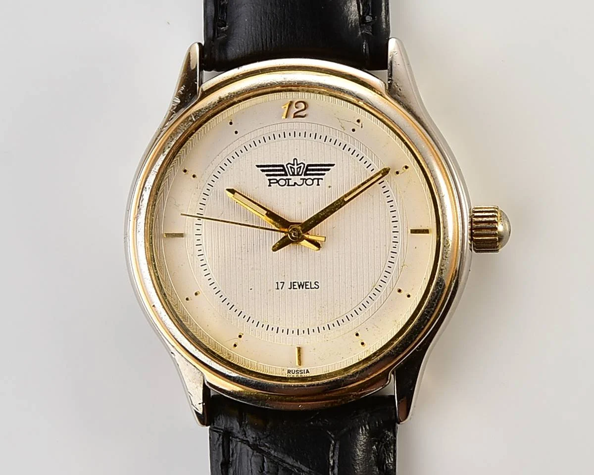 Soviet vintage Poljot mechanical wrist watch