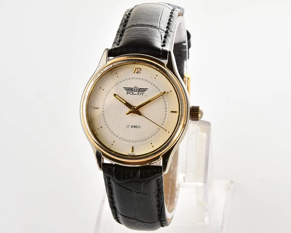 Soviet vintage Poljot mechanical wrist watch
