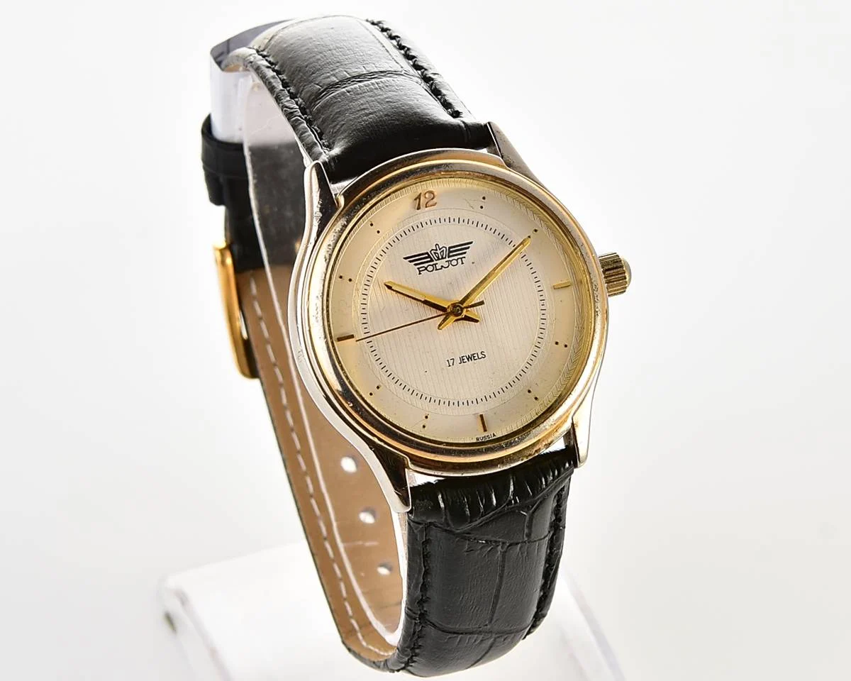 Soviet vintage Poljot mechanical wrist watch