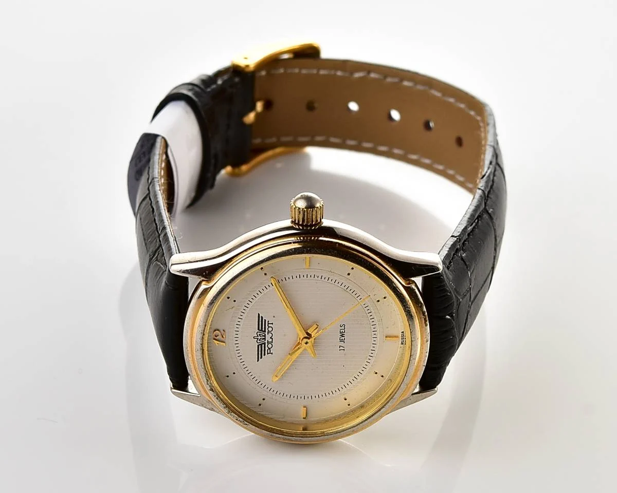 Soviet vintage Poljot mechanical wrist watch