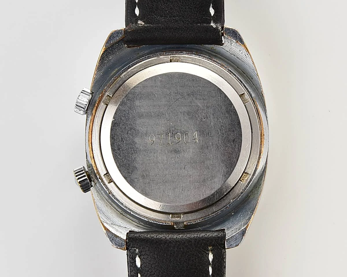 Vintage Soviet Poljot-cricket mechanical watch with alarm function