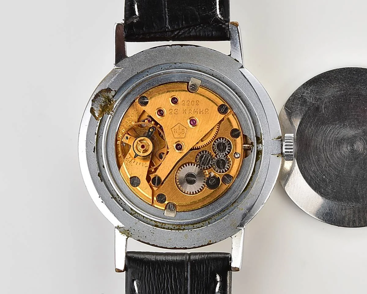 Vintage Soviet Poljot De Luxe mechanical watch