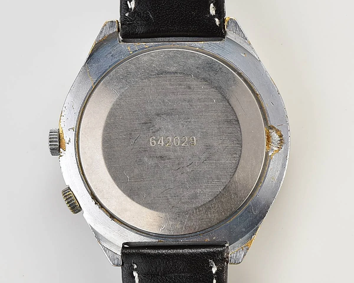 Vintage mechanical Raketa watch with 24 hours dial