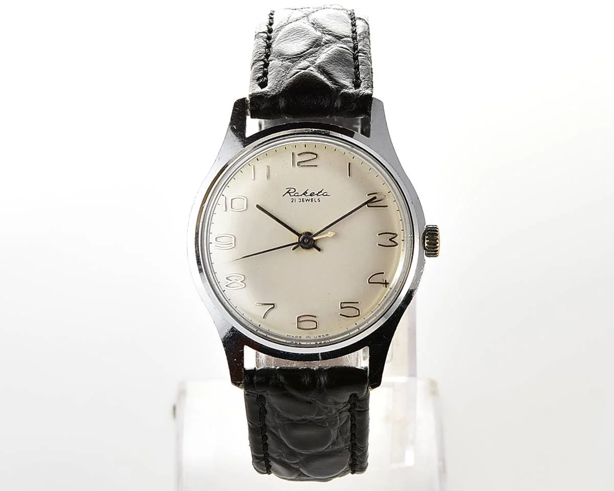 Excellent Soviet Raketa Baltica vintage mechanical wristwatch