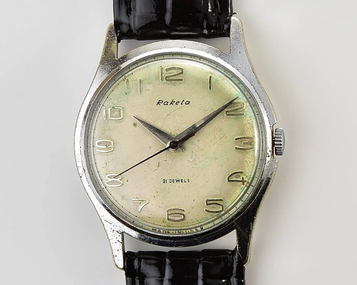 Soviet Raketa Baltica vintage mechanical watch