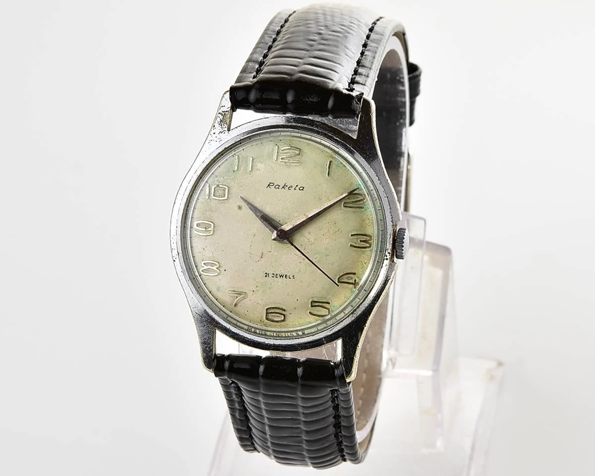 Soviet Raketa Baltica vintage mechanical watch