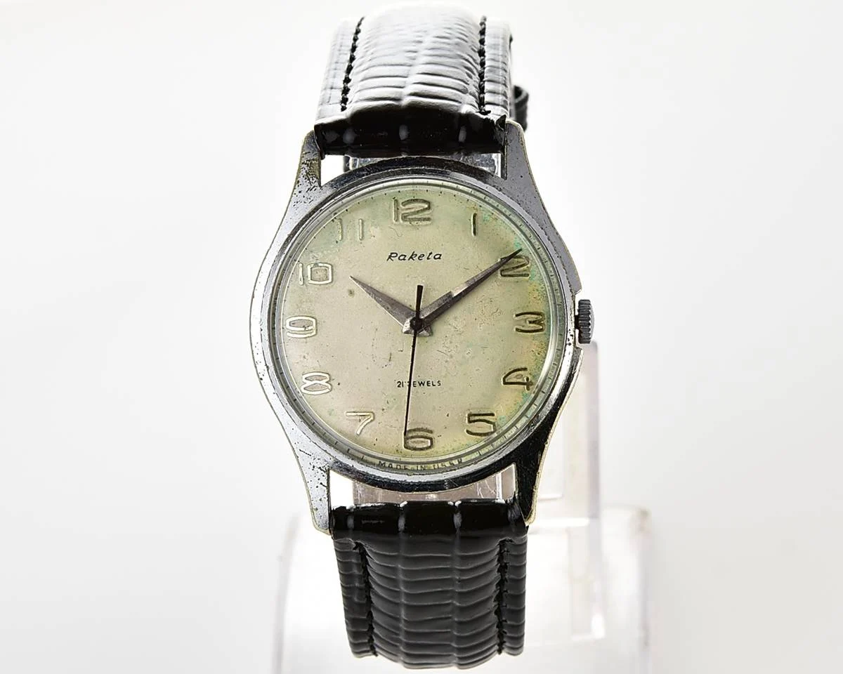 Soviet Raketa Baltica vintage mechanical watch