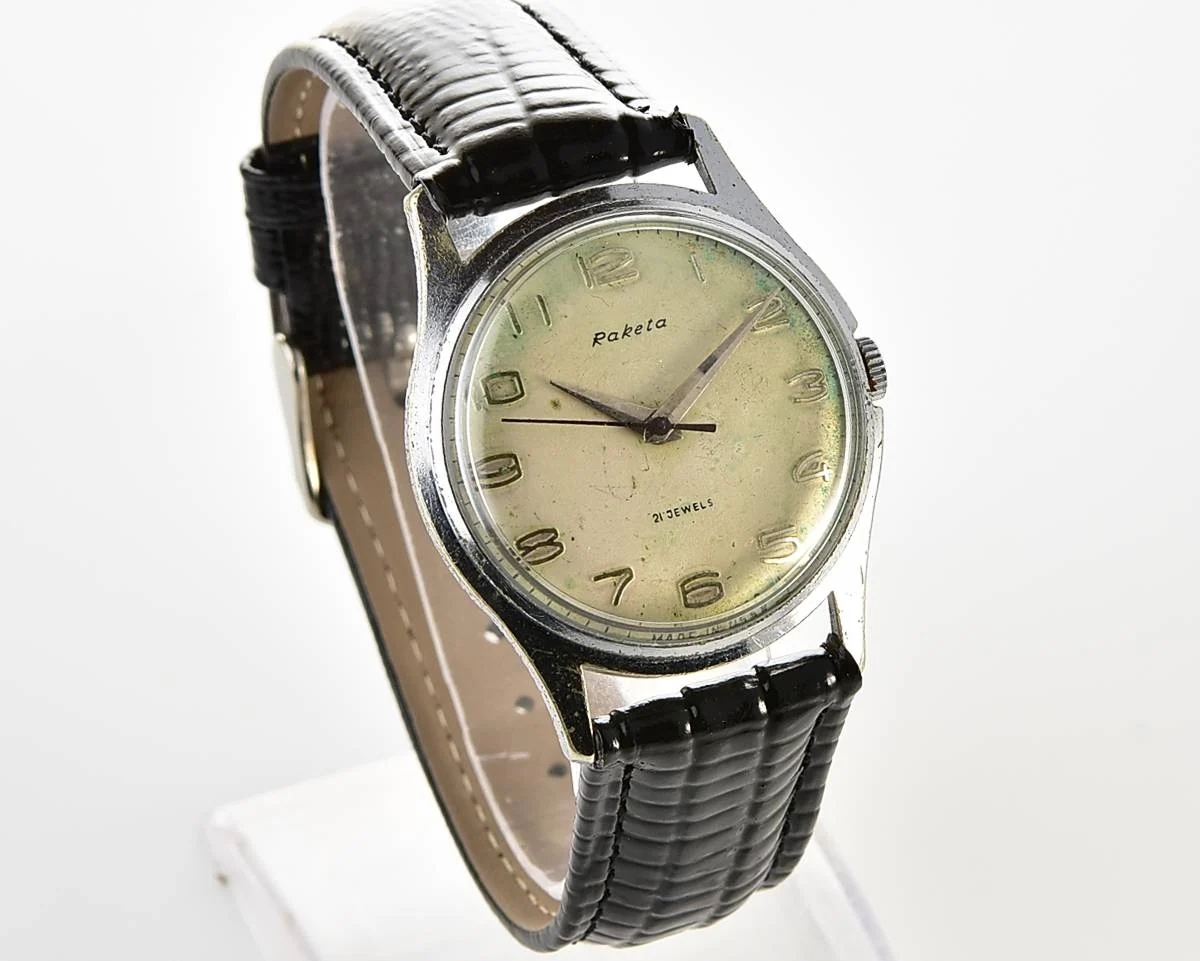 Soviet Raketa Baltica vintage mechanical watch