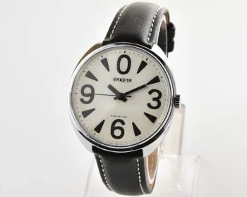 Soviet mechanical Raketa watch "big zero"