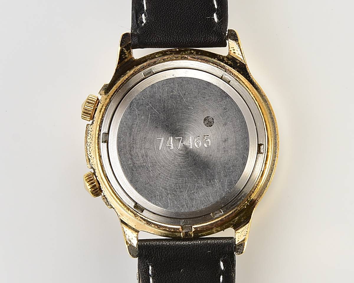 Soviet vintage SEKONDA (POLJOT) gold-plated wrist watch with alarm clock!