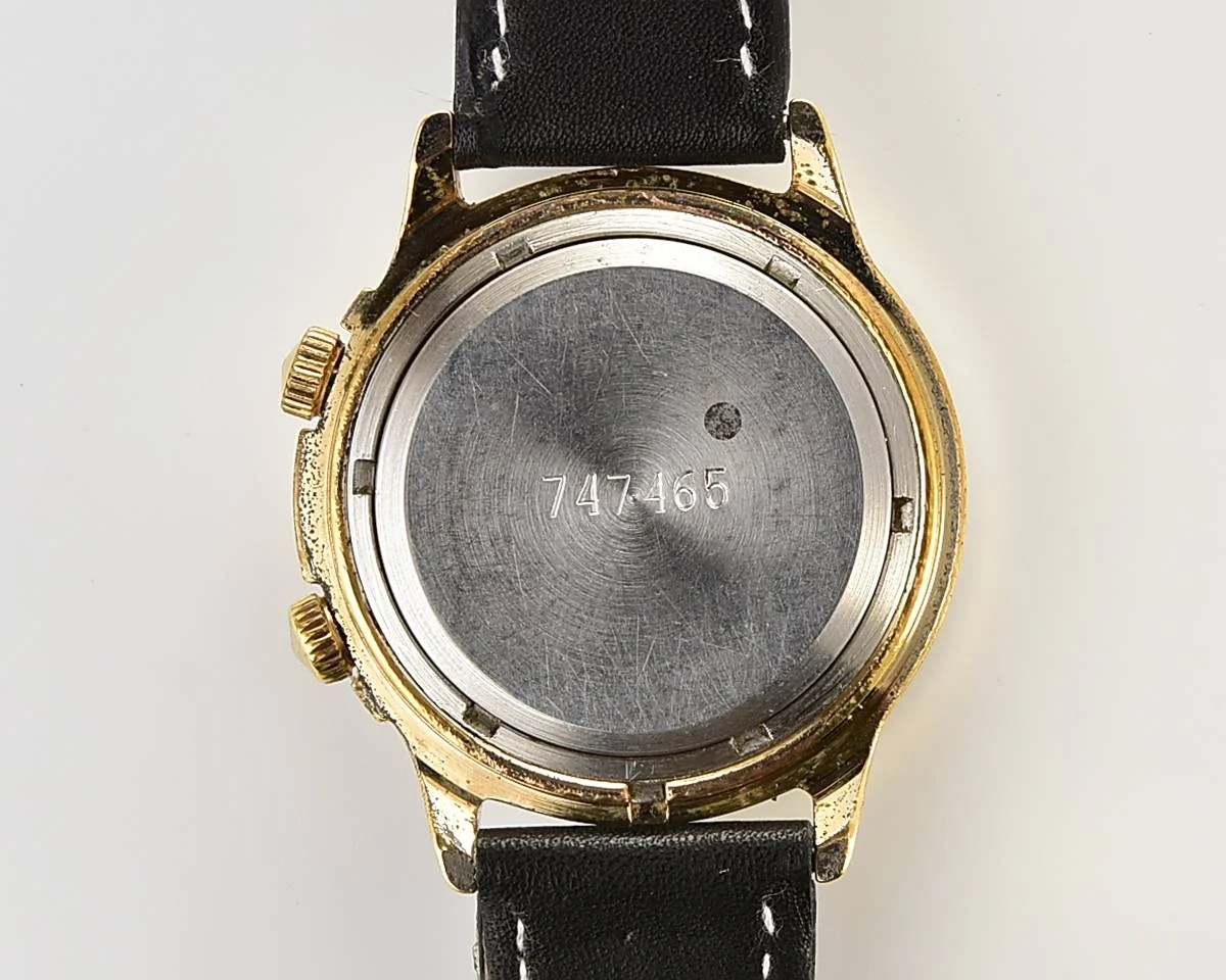 Soviet vintage Sekonda (Poljot) gold-plated wrist watch with alarm clock!