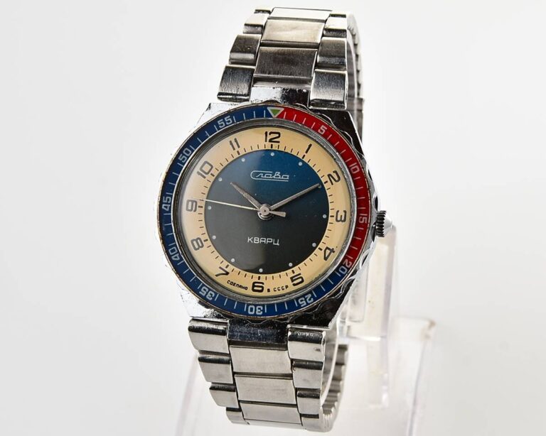 Automatic soviet SLAVA PEPSI with quartz movement