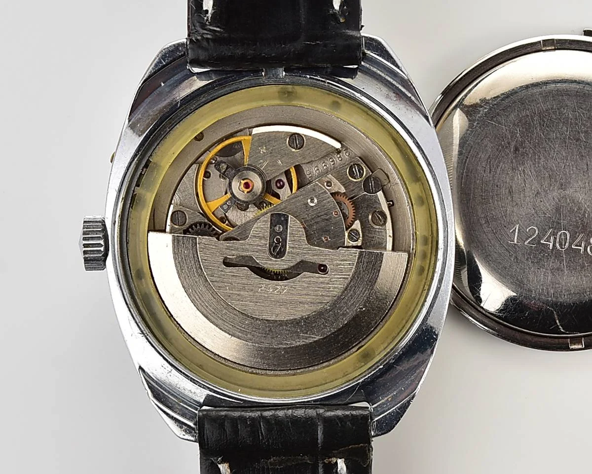 Large Soviet mechanical vintage watch Slava – automatic self winding movement