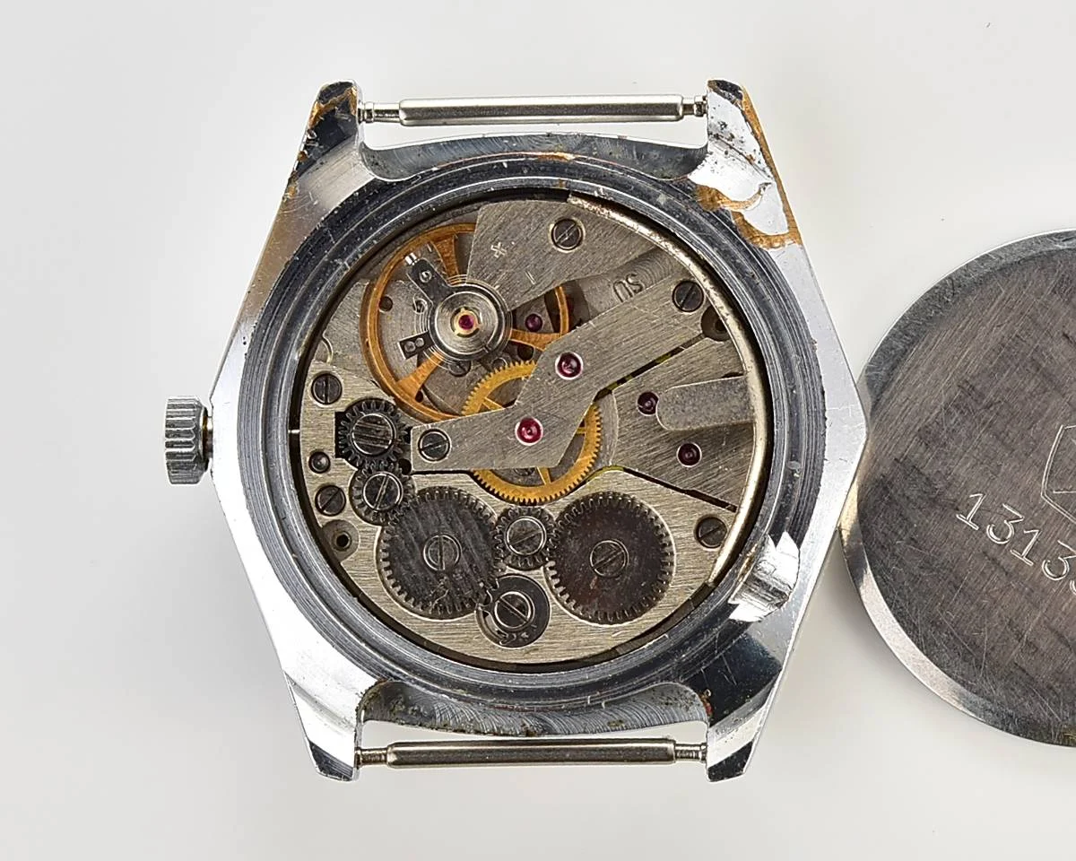 Excellent hexagonal Slava Soviet mechanical vintage watch