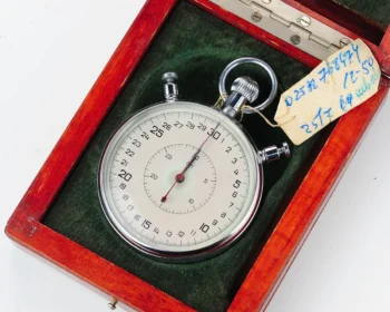 Large Soviet vintage Slava mechanical timer stop watch, 2nd quarter of 1960!