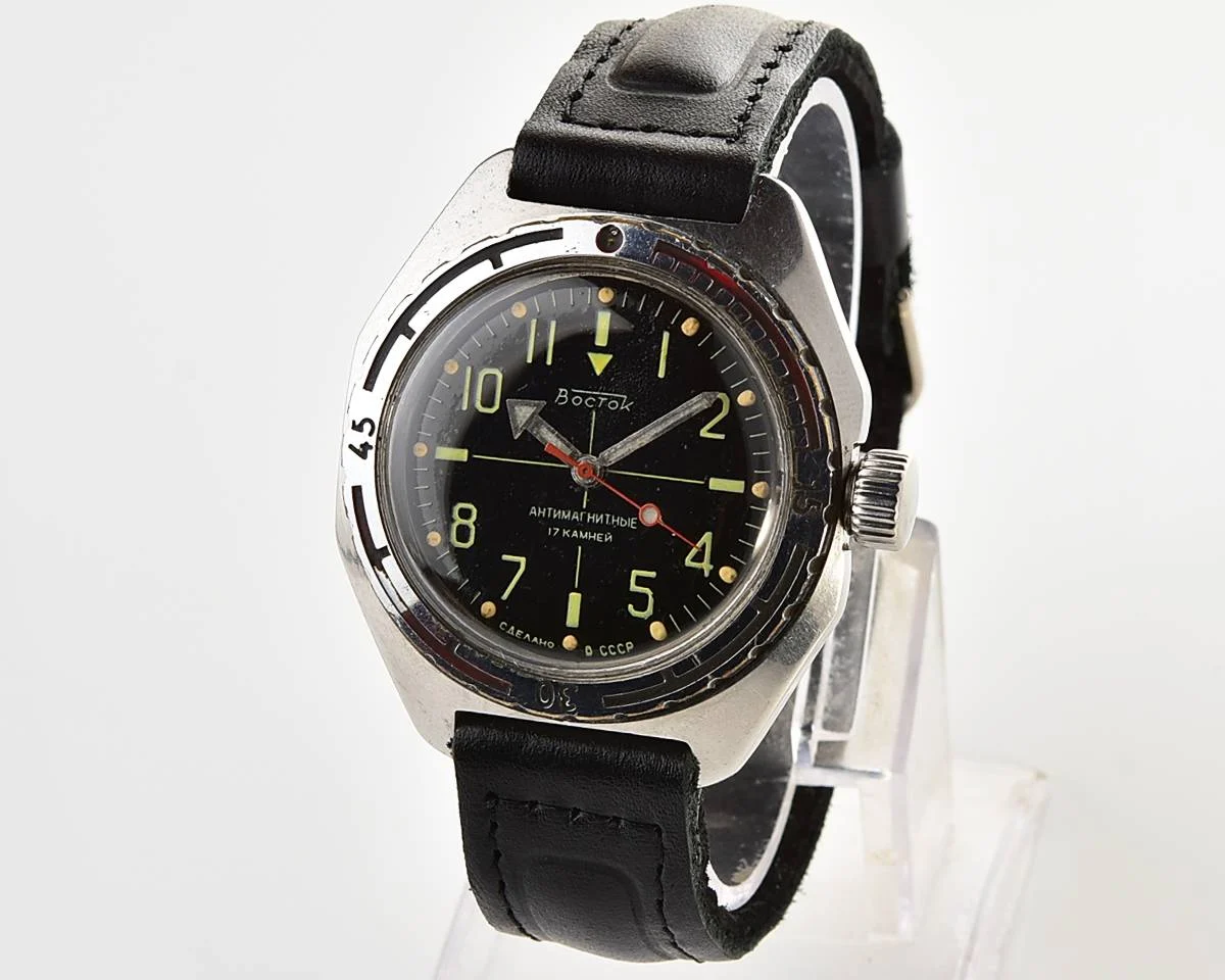 Soviet Vostok Amphibia "Sniper" mechanical watch