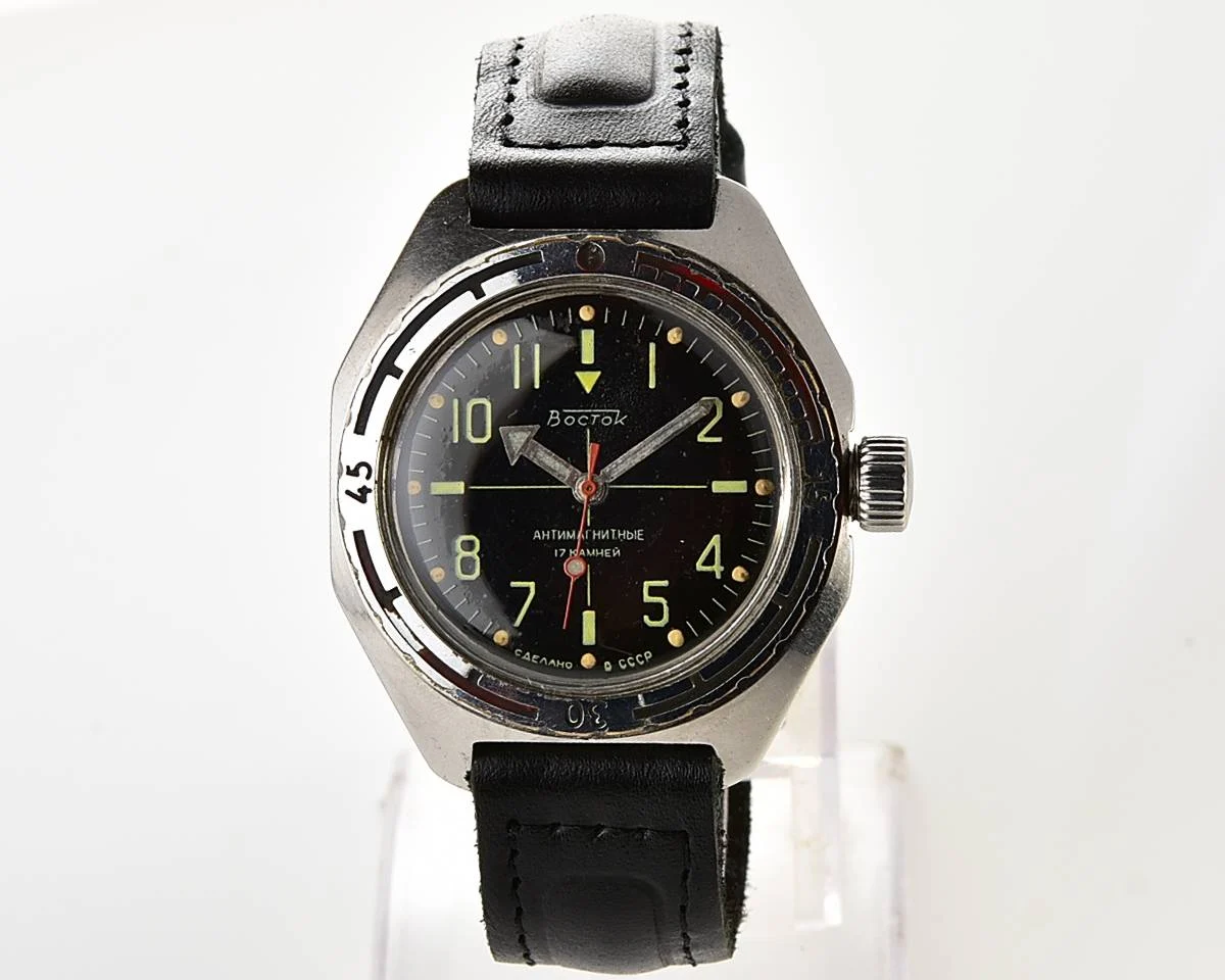 Soviet Vostok Amphibia "Sniper" mechanical watch