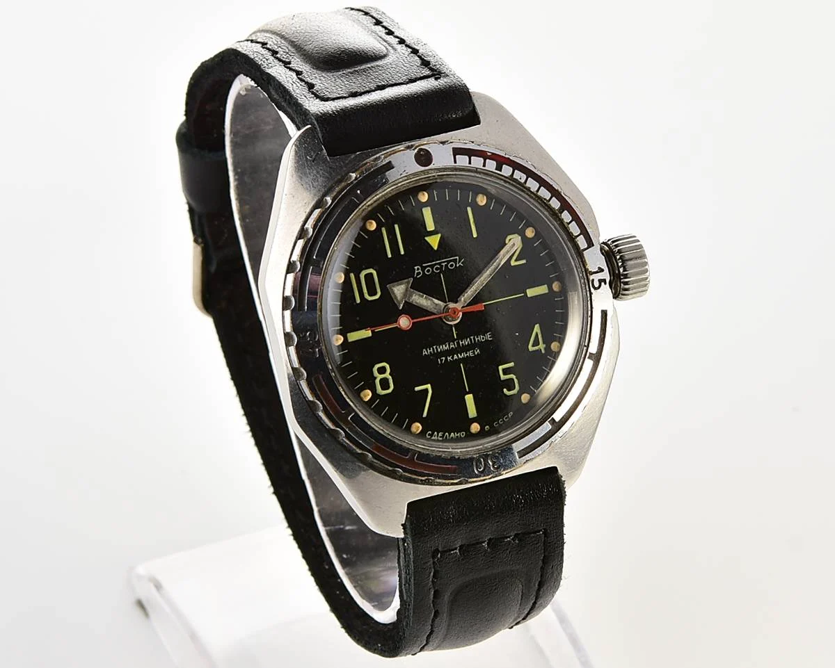 Soviet Vostok Amphibia "Sniper" mechanical watch
