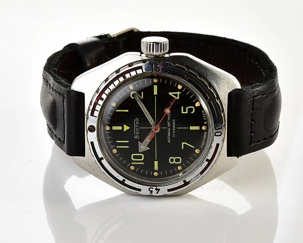 Soviet Vostok Amphibia "Sniper" mechanical watch
