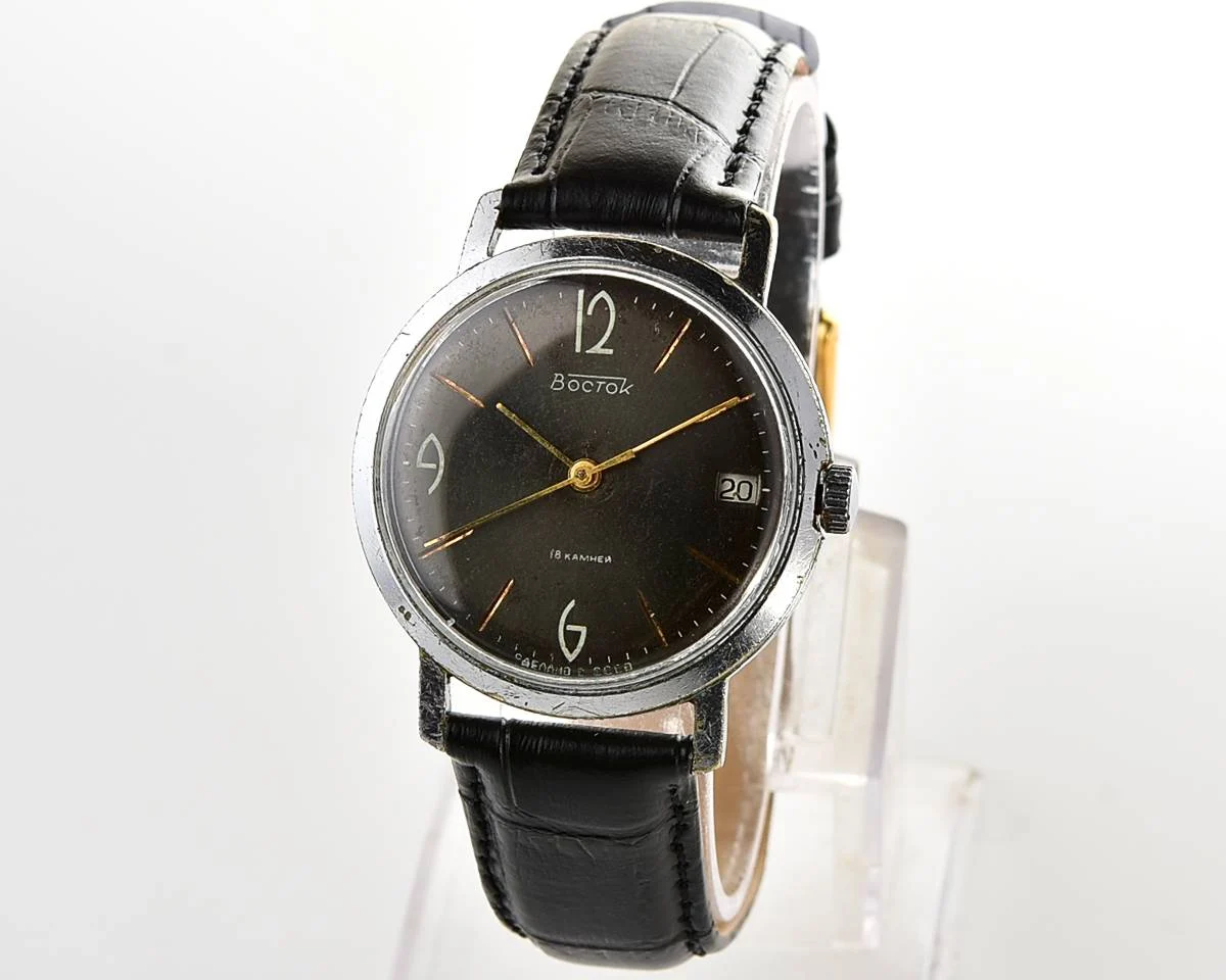 Vintage Vostok Soviet mechanical wristwatch