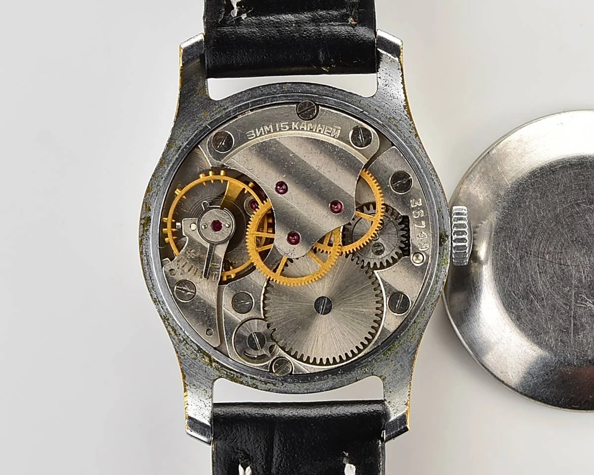 ZiM Soviet vintage mechanical watch with central seconds hand