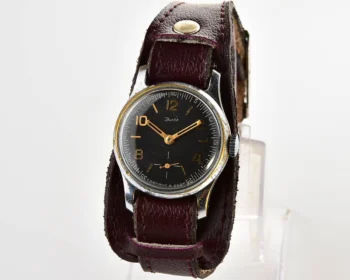 Zim Soviet mechanical watch with engraved back!