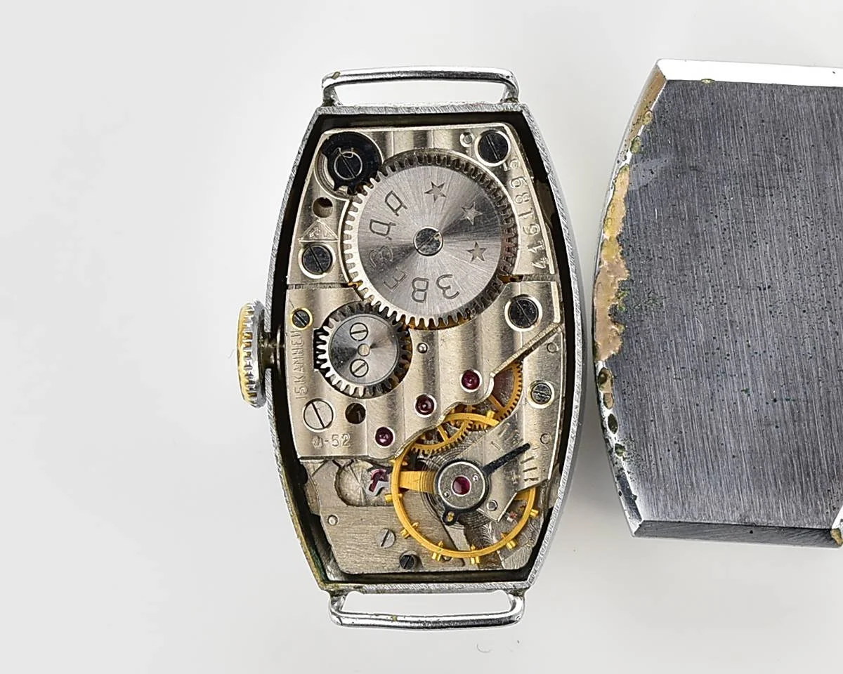 Vintage Soviet Zvezda wrist watch, from 2nd quarter of 1952