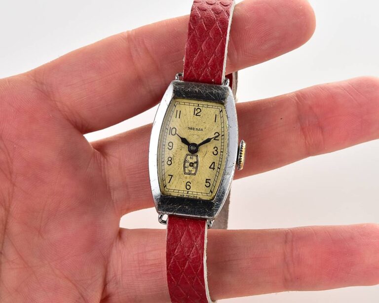 Vintage soviet Zvezda wrist watch, from 2nd quarter of 1952