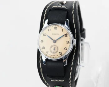 Exceptionally well preserved Soviet Pobeda from 1953 + exquisite Sturmanskie compass strap!