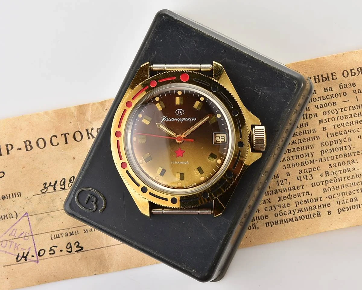 TIME CAPSULE: Vostok Komandirskie mechanical watch – New Old Stock (NOS)!