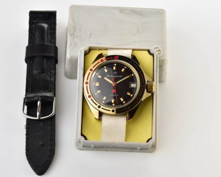 Excellent Vostok Komandirskie mechanical watch with box