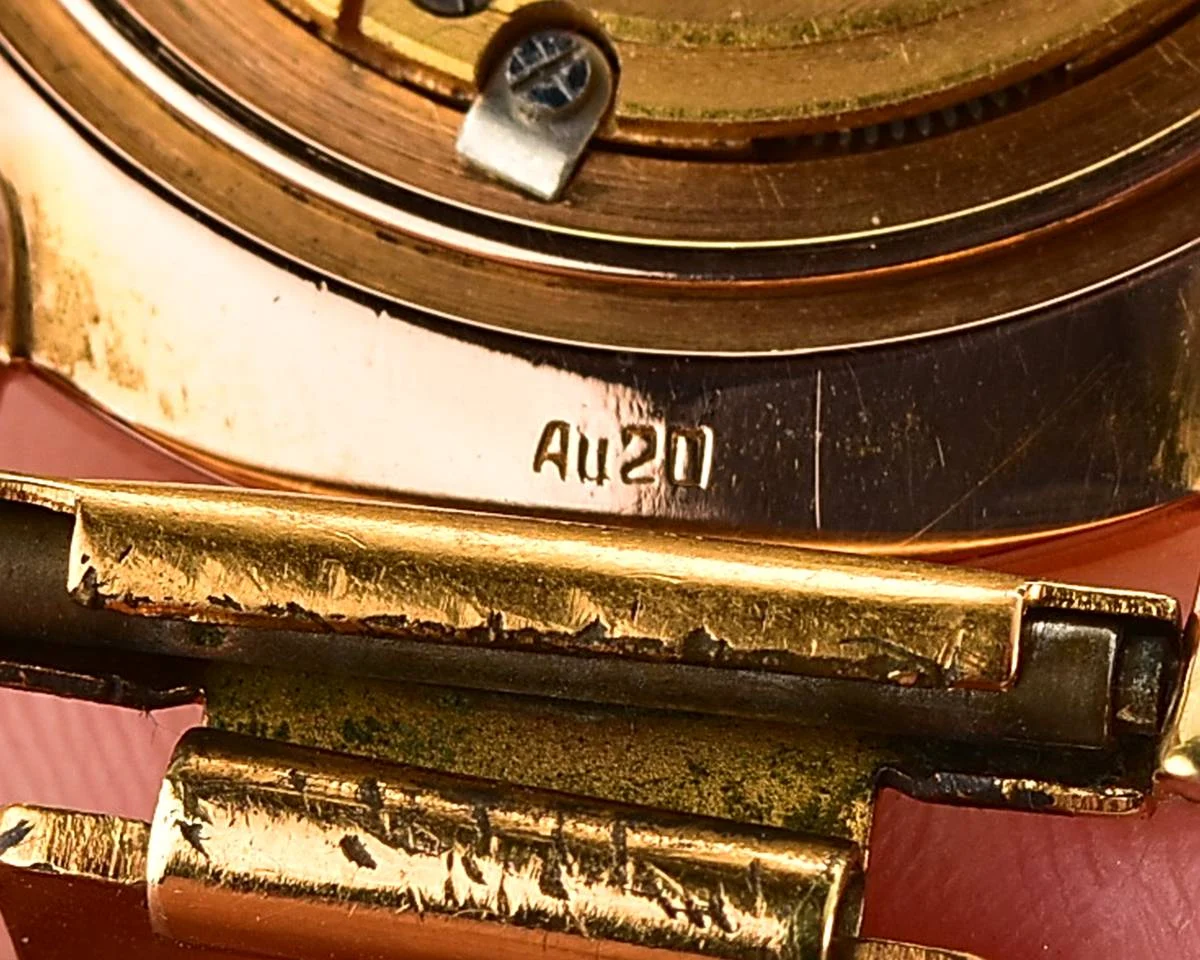 Soviet vintage Luch - mechanical gold-plated wristwatch