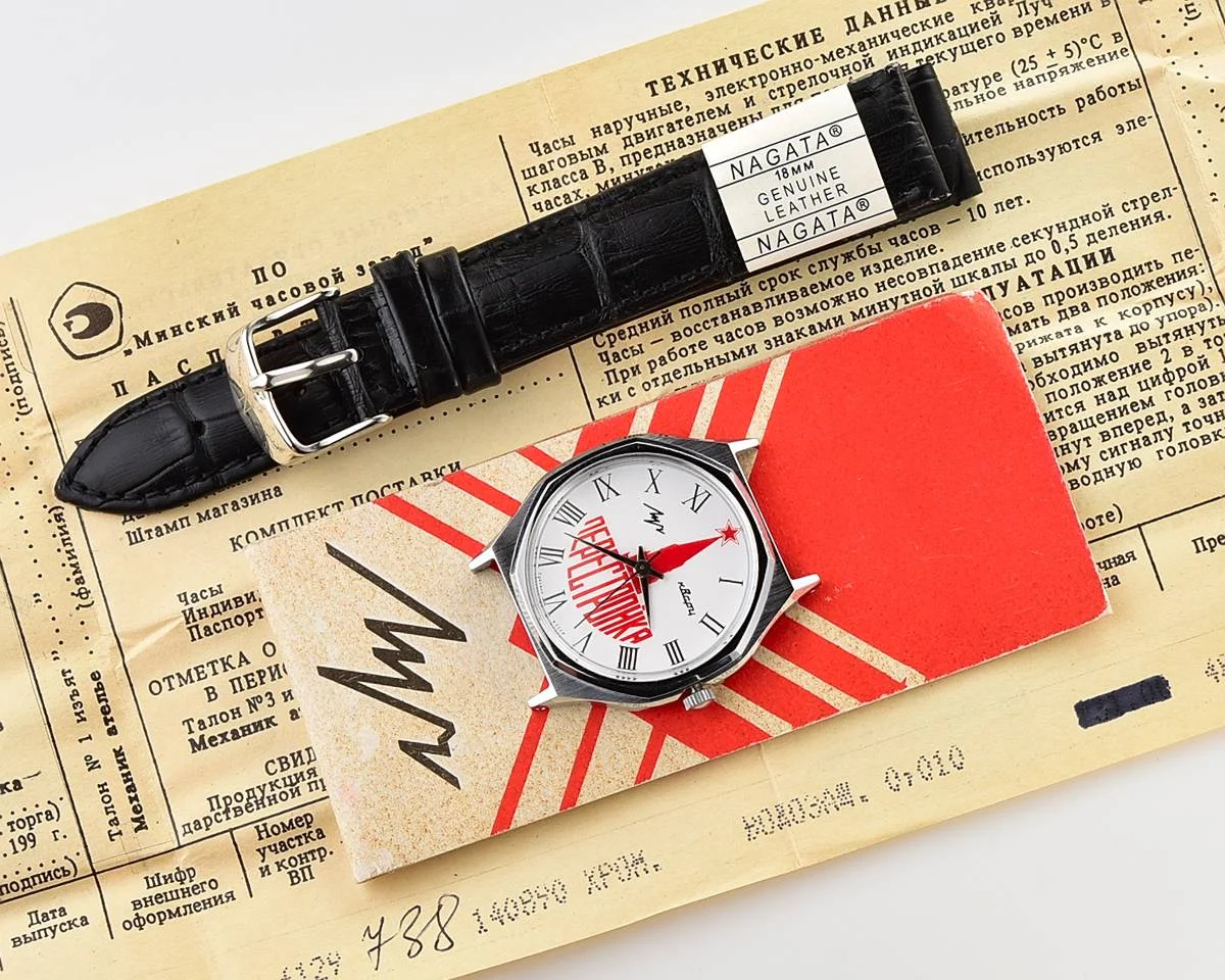 Time Capsule: Soviet Luch Perestroika quartz watch – New Old Stock (NOS)!