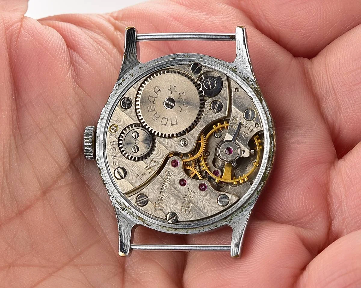 Vintage Soviet mechanical watch Pobeda, from the 1st quarter of 1953!