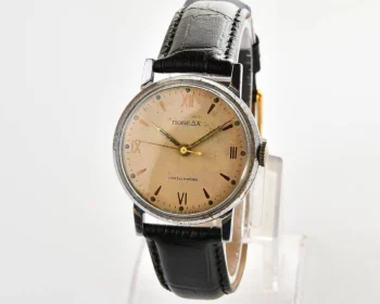 Vintage Soviet mechanical Pobeda wrist watch, from 1MChZ 1950s
