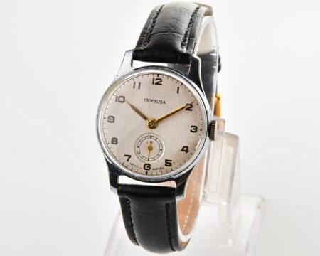 Excellent vintage soviet mechanical POBEDA wrist watch, 1MChZ, 3rd quarter of 1953!