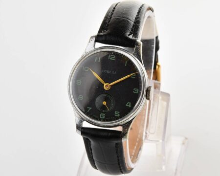 Vintage soviet mechanical POBEDA watch, 2MChZ from 2nd quarter 1958!