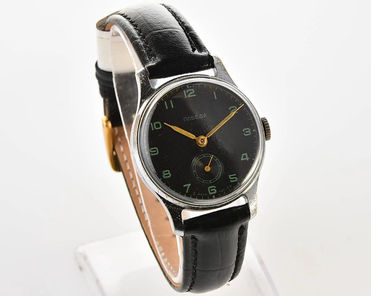 Vintage Soviet mechanical Pobeda watch, 2MChZ from 2nd quarter 1958!