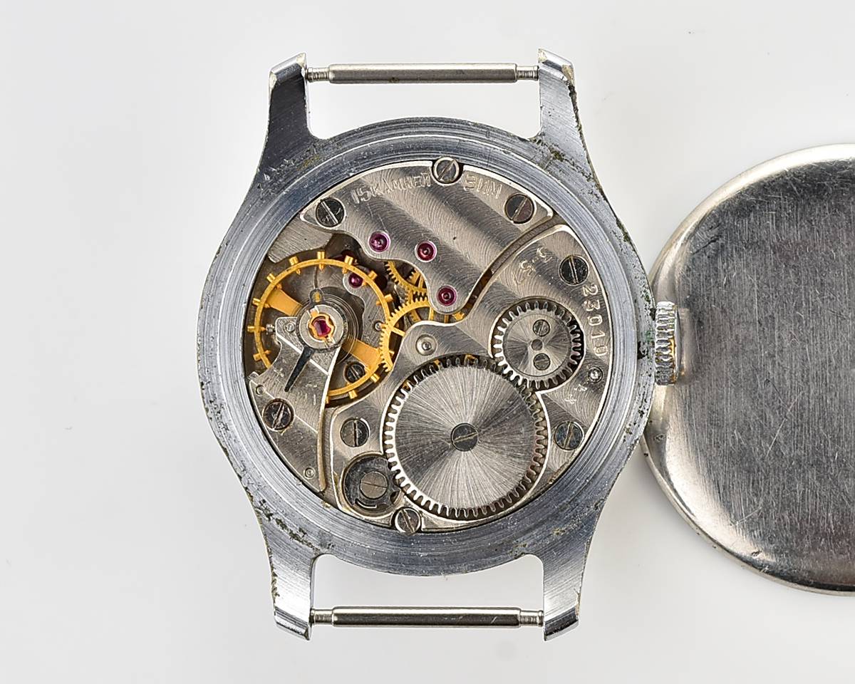 Excellent vintage soviet mechanical POBEDA from 1957 + exquisite Sturmanskie compass strap!