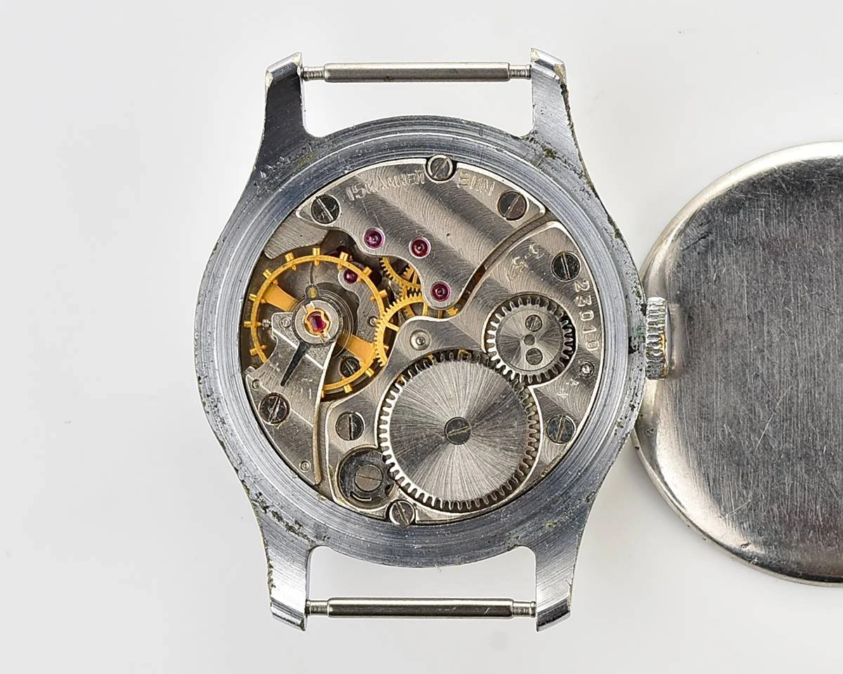 Excellent vintage Soviet mechanical Pobeda from 1957 + exquisite Sturmanskie compass strap!