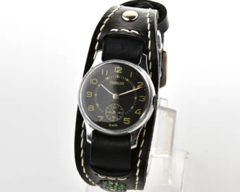 Excellent vintage Soviet mechanical Pobeda from 1957 + exquisite Sturmanskie compass strap!
