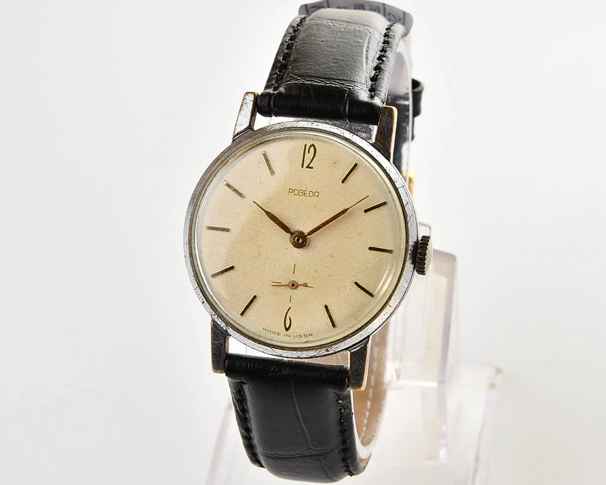Pobeda Soviet mechanical wrist watch